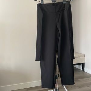 BLACK DRESS PANTS WITH TIE